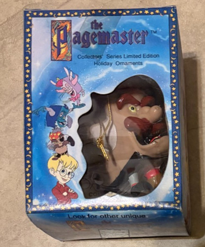 Pagemaster christmas ornament - christmas,