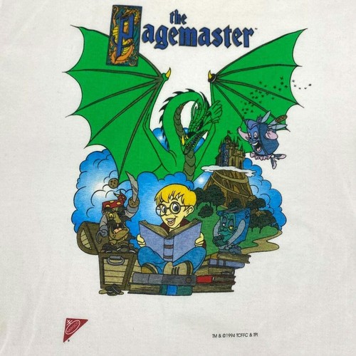 Vintage the pagemaster - pagemaster, t-shirt